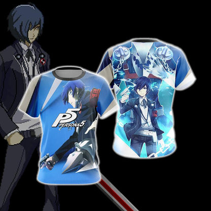 Persona 3 - Makoto Yuuki Unisex 3D T-shirt T-shirt