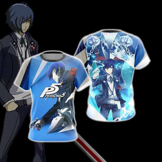 Persona 3 - Makoto Yuuki Unisex 3D T-shirt T-shirt