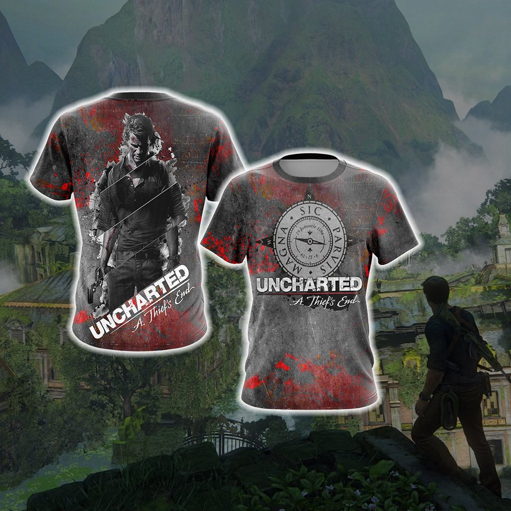 Uncharted: A Thief's End Unisex 3D T-shirt T-shirt