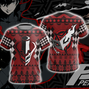 Persona 5 Christmas Style Unisex 3D T-shirt