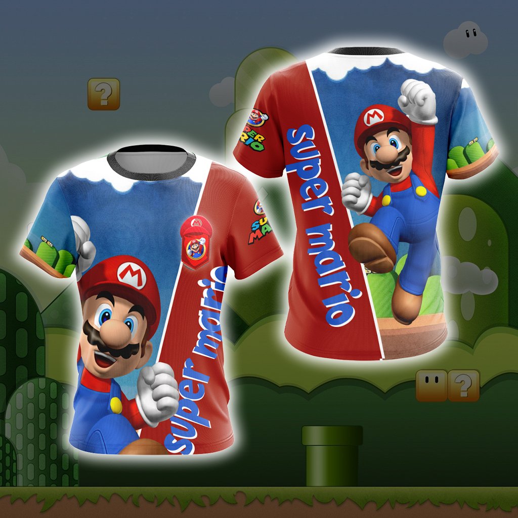 Mario Bros Unisex 3D T-shirt T-shirt