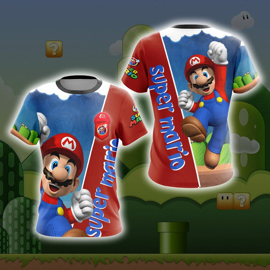 Mario Bros Unisex 3D T-shirt T-shirt