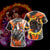 The King of Fighters - Kyo Kusanagi Unisex 3D T-shirt