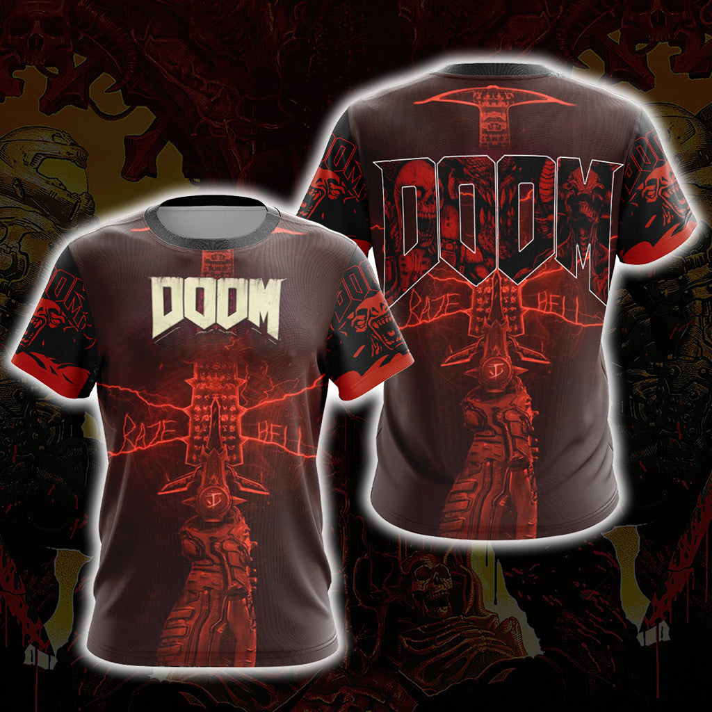 Doom New Look Unisex 3D T-shirt T-shirt