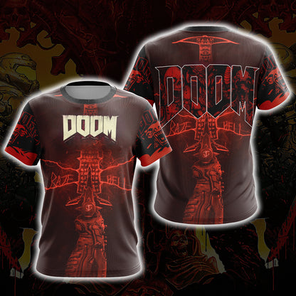 Doom New Look Unisex 3D T-shirt T-shirt