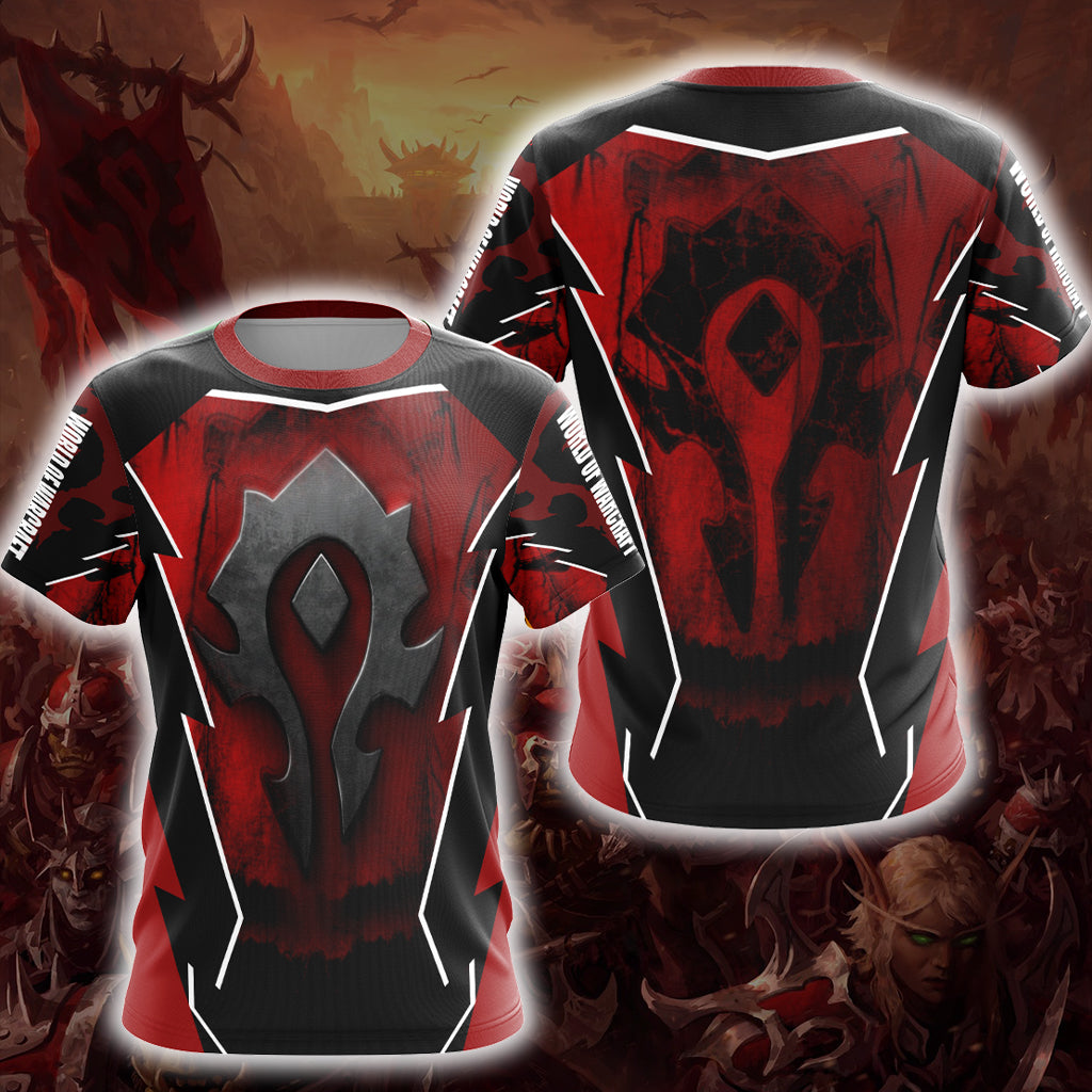 World Of Warcraft For The Horde Unisex 3D T-shirt T-shirt