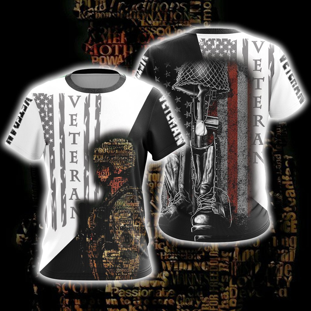 Veteran New Look Unisex 3D T-shirt