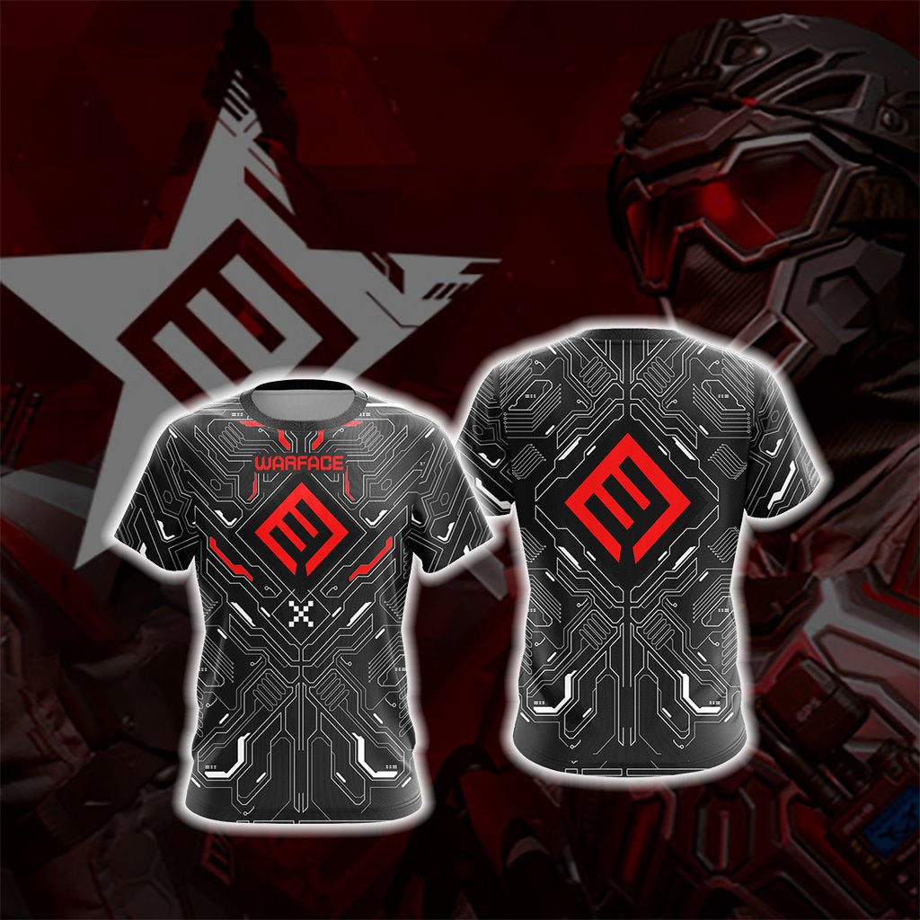 Warface Blackwood Logo Unisex 3D T-shirt