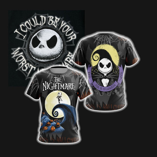 Nightmare Before Christmas - Jack Skellington Unisex 3D T-shirt T-shirt