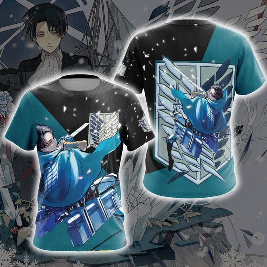 Attack On Titan - Levi New Look Unisex 3D T-shirt T-shirt