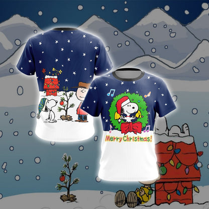 Snoopy x Christmas Unisex 3D T-shirt T-shirt