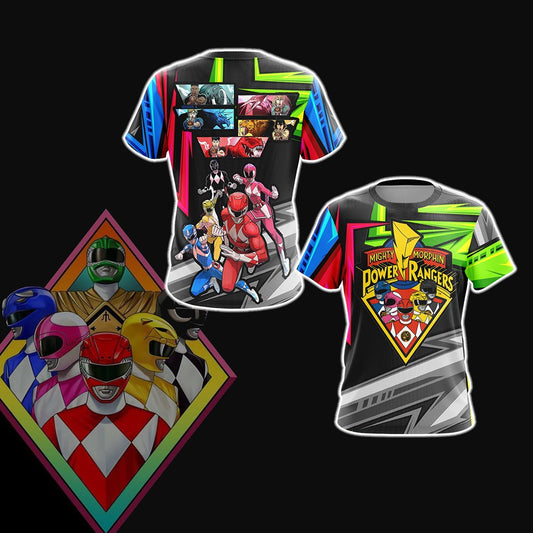 Power Rangers Unisex 3D T-shirt T-shirt