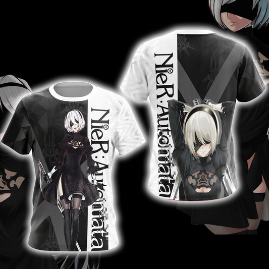 Nier Automata - 2B Unisex 3D T-shirt