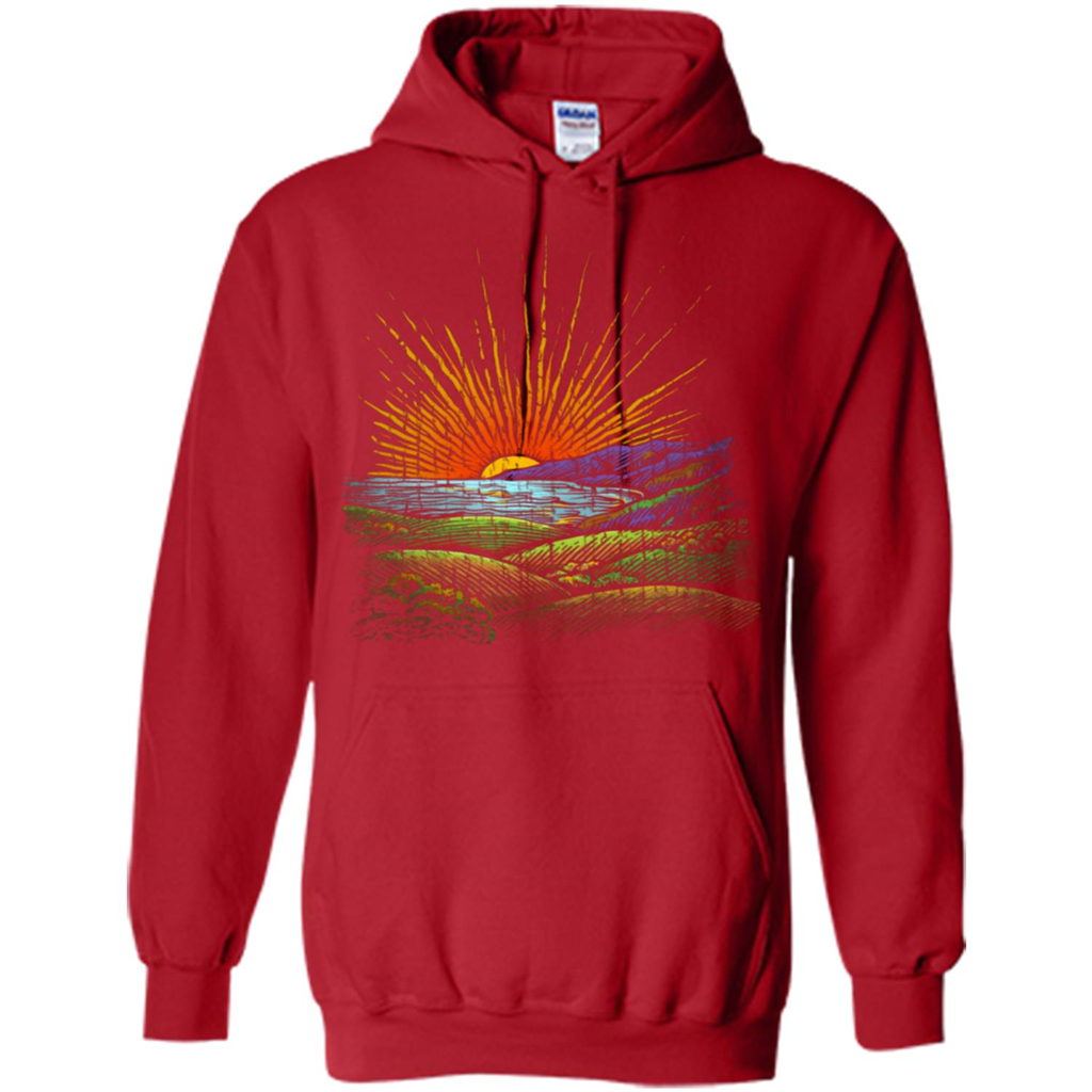 Sunrise In The Morning T-Shirt Red