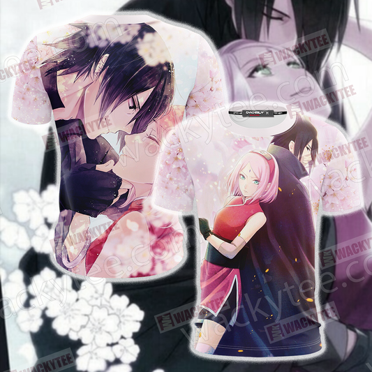 Naruto Sakura and Sasuke Unisex 3D T-shirt