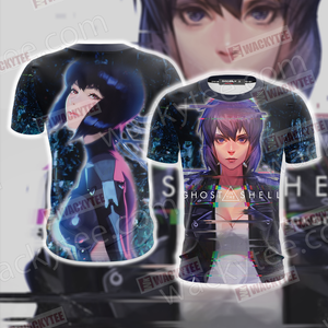 Ghost in the Shell: Stand Alone Complex - Kusanagi Motoko Unisex 3D T-shirt