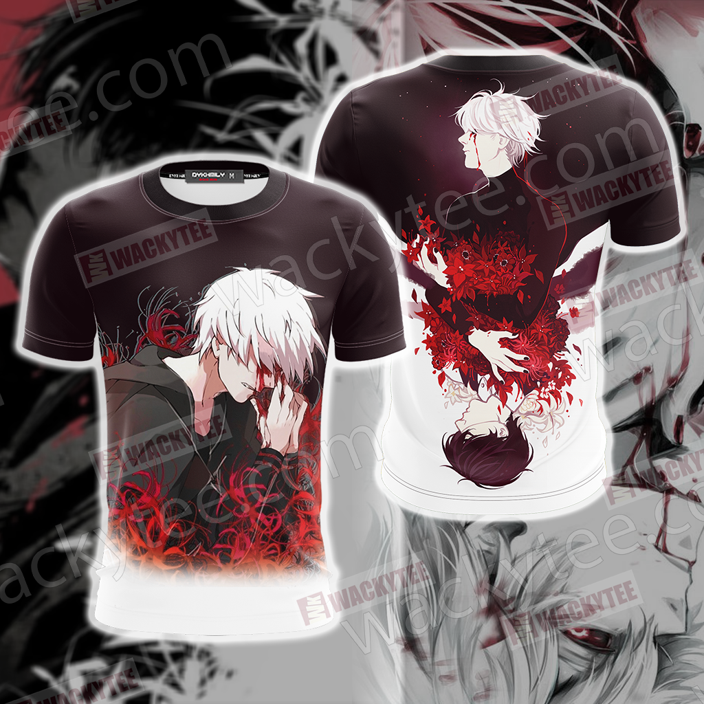 Tokyo Ghoul - Kaneki Ken New Version Unisex 3D T-shirt T-shirt