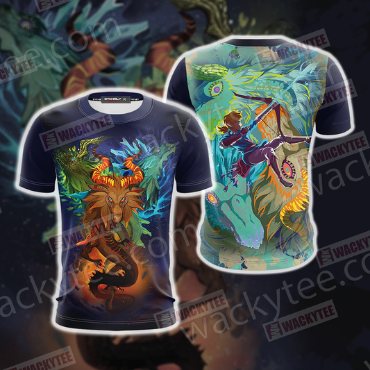 The Legend of Zelda - Naydra, Dinraal and Farosh Unisex 3D T-shirt T-shirt