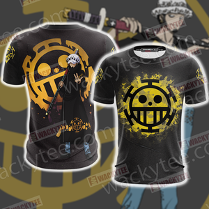 One Piece Trafalgar D. Water Law Unisex 3D T-shirt