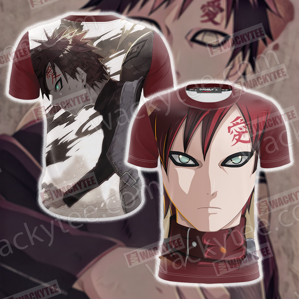 Naruto Gaara New Unisex 3D T-shirt T-shirt