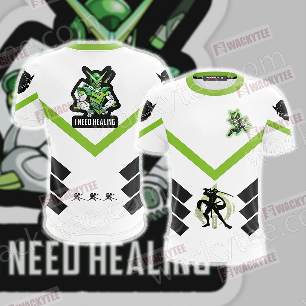 Overwatch - Genji Symbol Unisex 3D T-shirt T-shirt