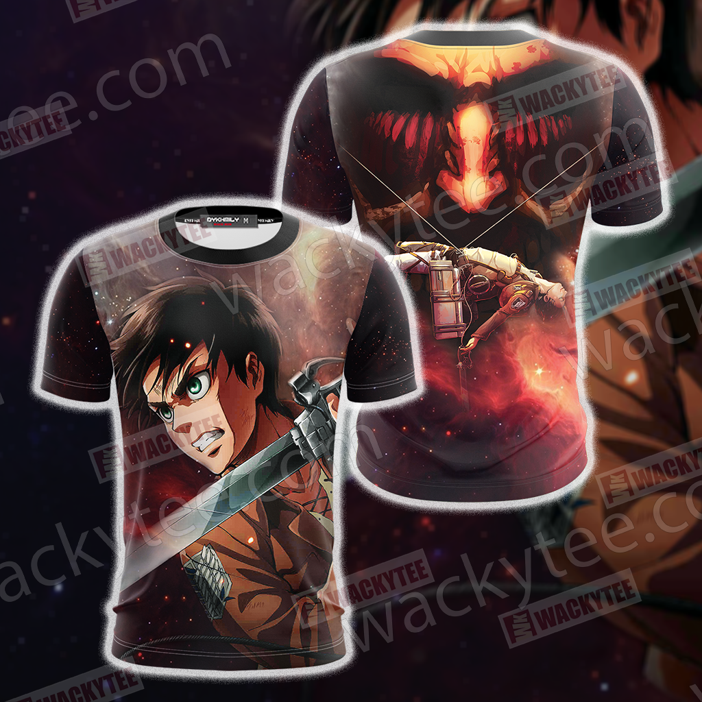 Attack On Titan Eren Jaeger Unisex 3D T-shirt T-shirt
