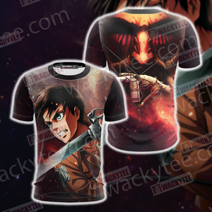 Attack On Titan Eren Jaeger 3D T-shirt