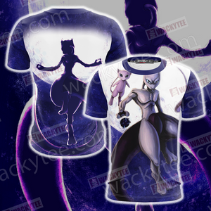 Pokemon Mewtwo Unisex 3D T-shirt