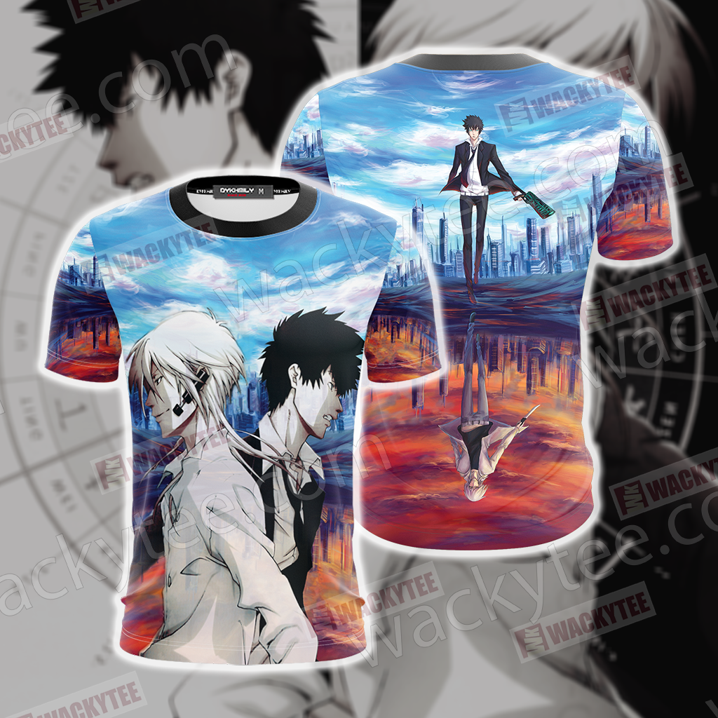 Psycho-Pass Shinya Kogami And Shogo Makishima 3D T-shirt T-shirt