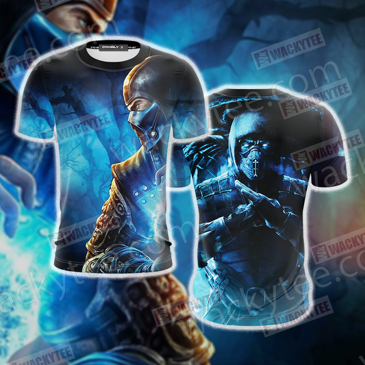 Mortal Kombat Subzero Video Game Unisex 3D T-shirt T-shirt