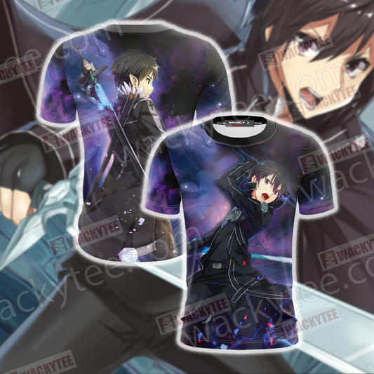 Sword Art Online Kirito Unisex 3D T-shirt