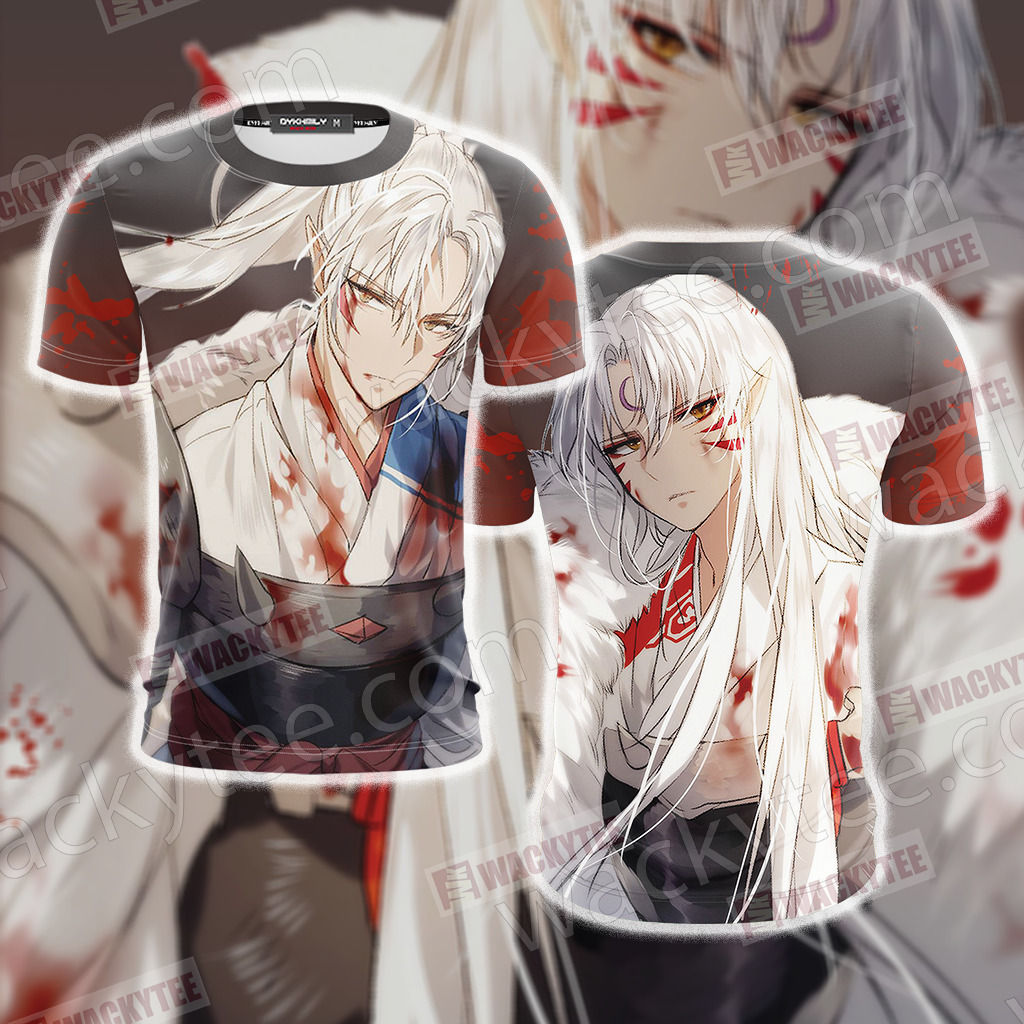 Inuyasha Sesshomaru Unisex 3D T-shirt T-shirt