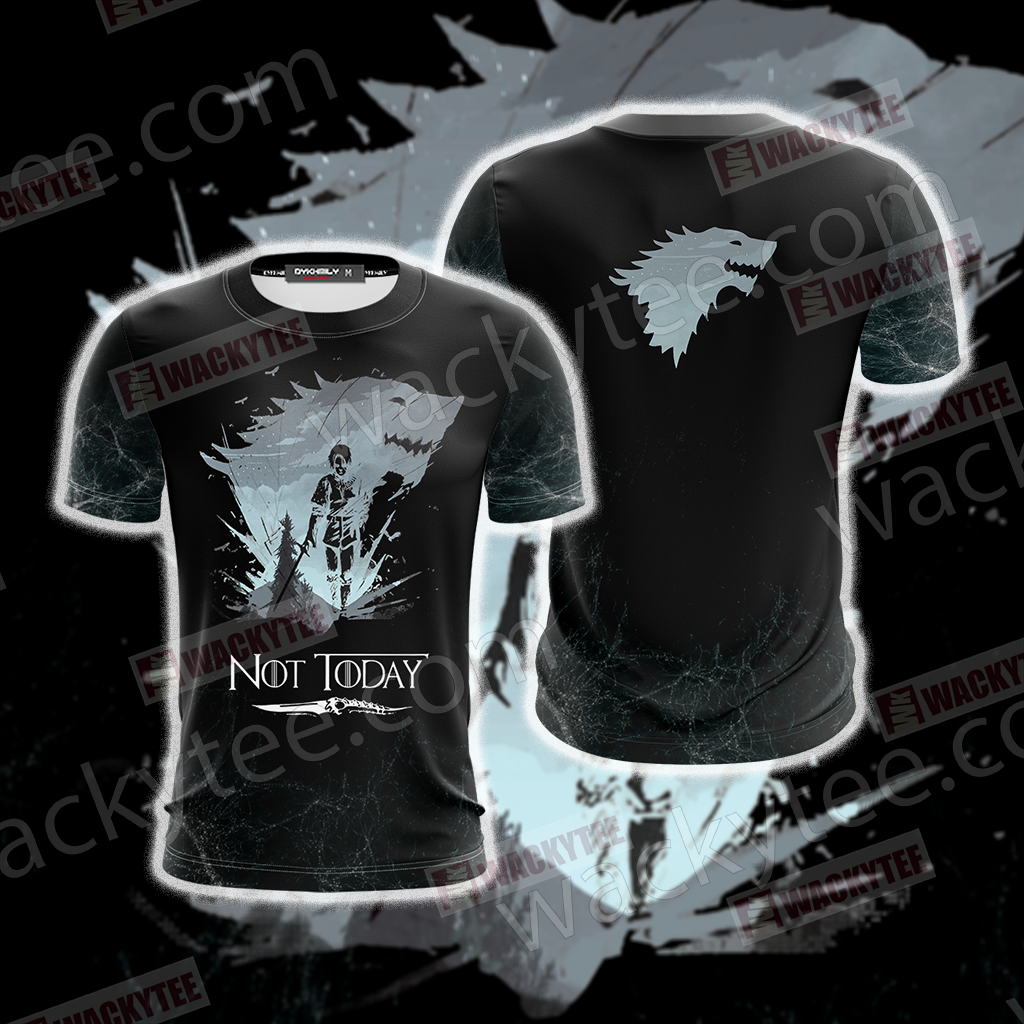 Game Of Thrones Not Today Unisex 3D T-shirt