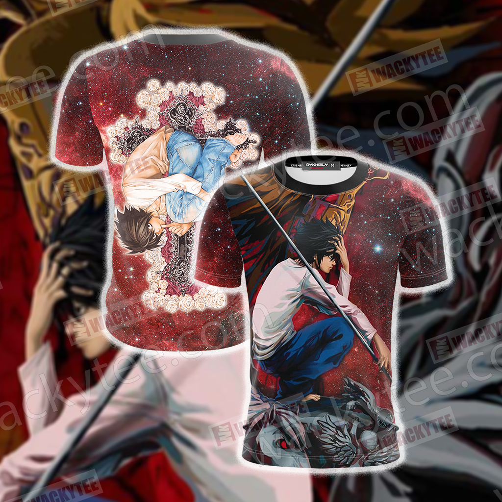 Death Note L 3D T-shirt T-shirt