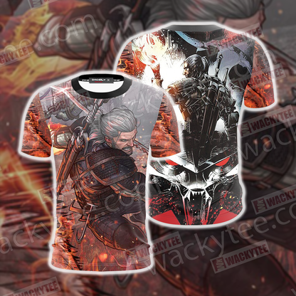 The Witcher 3 Wild Hunt Geralt 3D T-shirt T-shirt