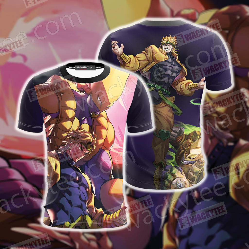 Jojo’s Bizarre Adventure Dio Brando And The World 3D T-shirt T-shirt