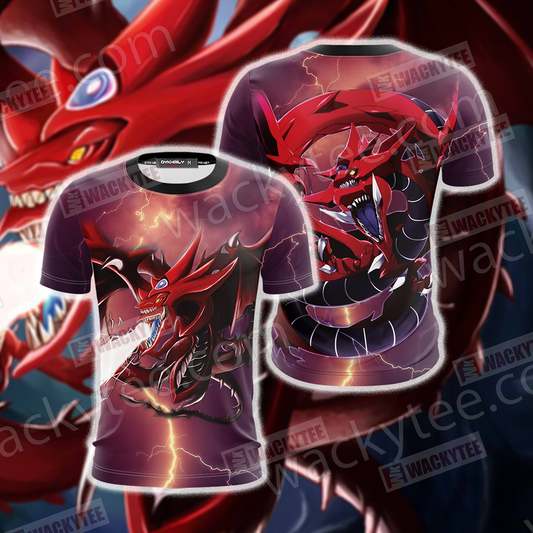 Yu Gi Oh! Slifer The Sky Dragon 3D T-shirt