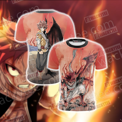 Fairy Tail: Dragon Cry Natsu Dragneel Unisex 3D T-shirt T-shirt