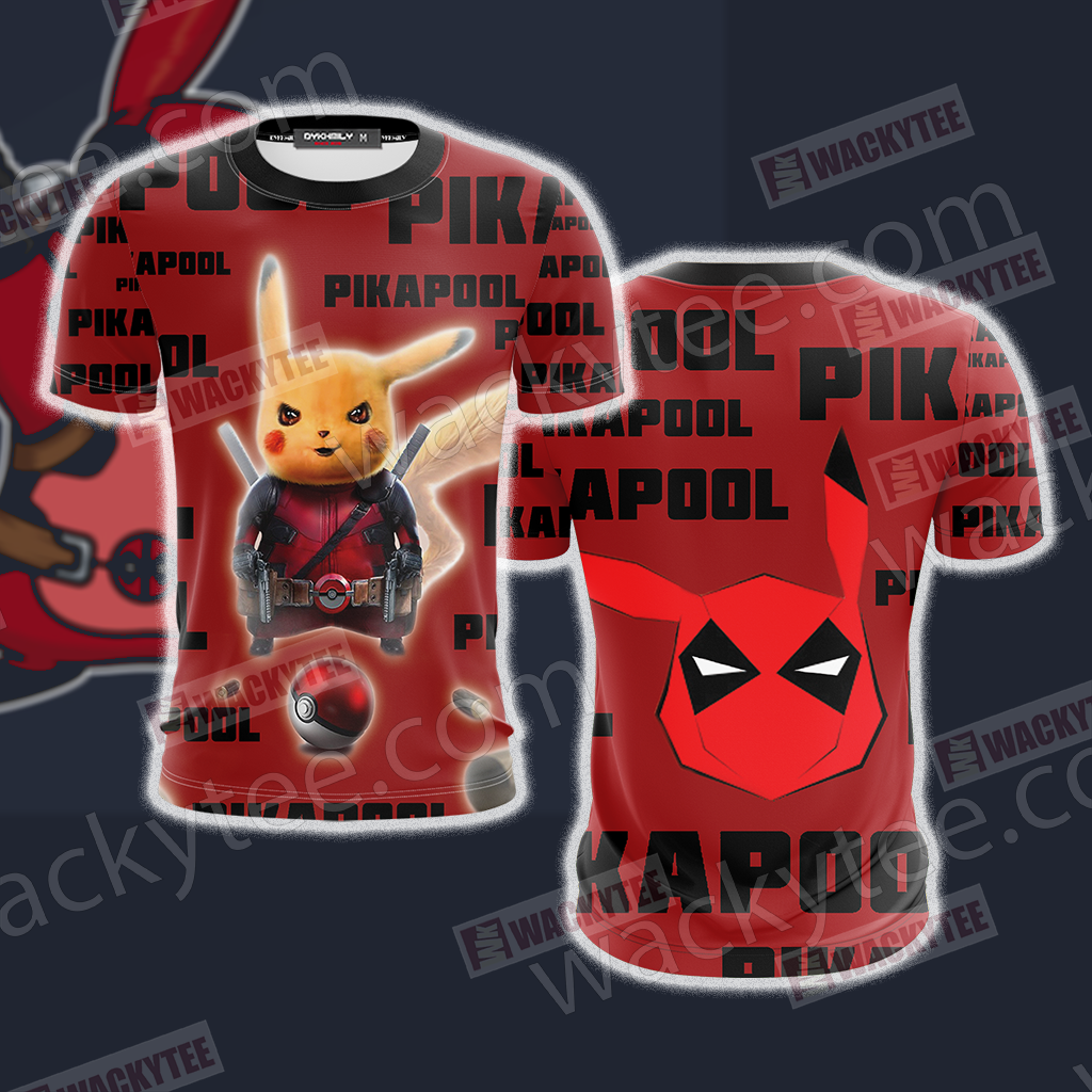 PikaPool Deadpool And Pikachu New Unisex 3D T-shirt T-shirt