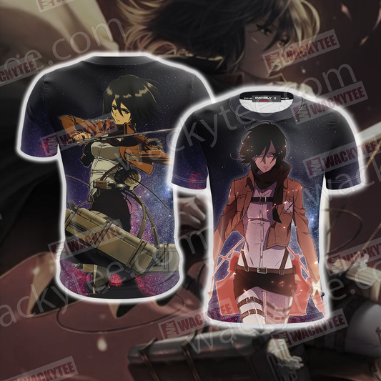 Attack On Titan - Mikasa Unisex 3D T-shirt