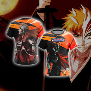 Bleach - Ichigo and Hollow Ichigo Unisex 3D T-shirt