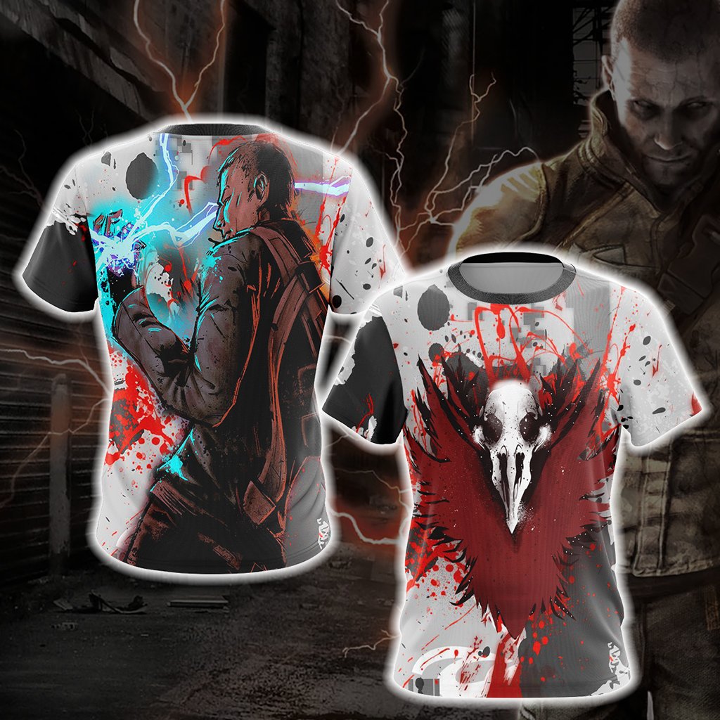 Infamous: Bad Karma Unisex 3D T-shirt T-shirt