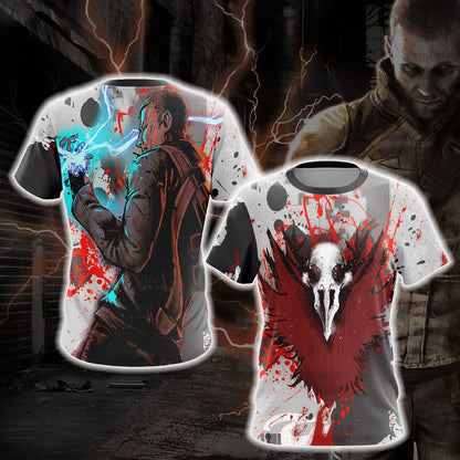 Infamous: Bad Karma Unisex 3D T-shirt T-shirt