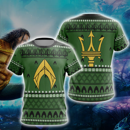 Aquaman Knitting Style Unisex 3D T-shirt T-shirt