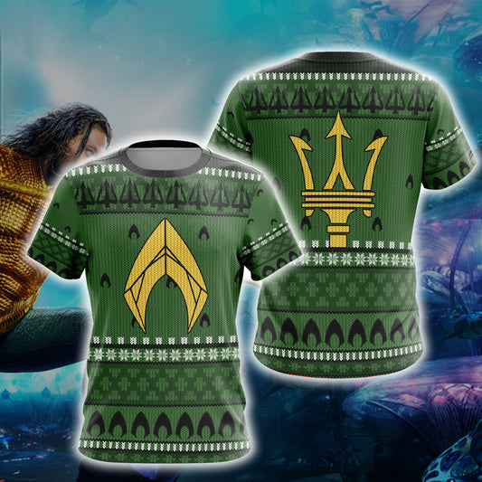 Aquaman Knitting Style Unisex 3D T-shirt