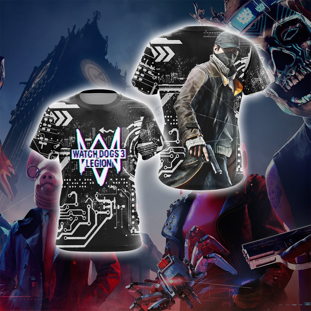 Watch Dogs 3: Legion Unisex 3D T-shirt