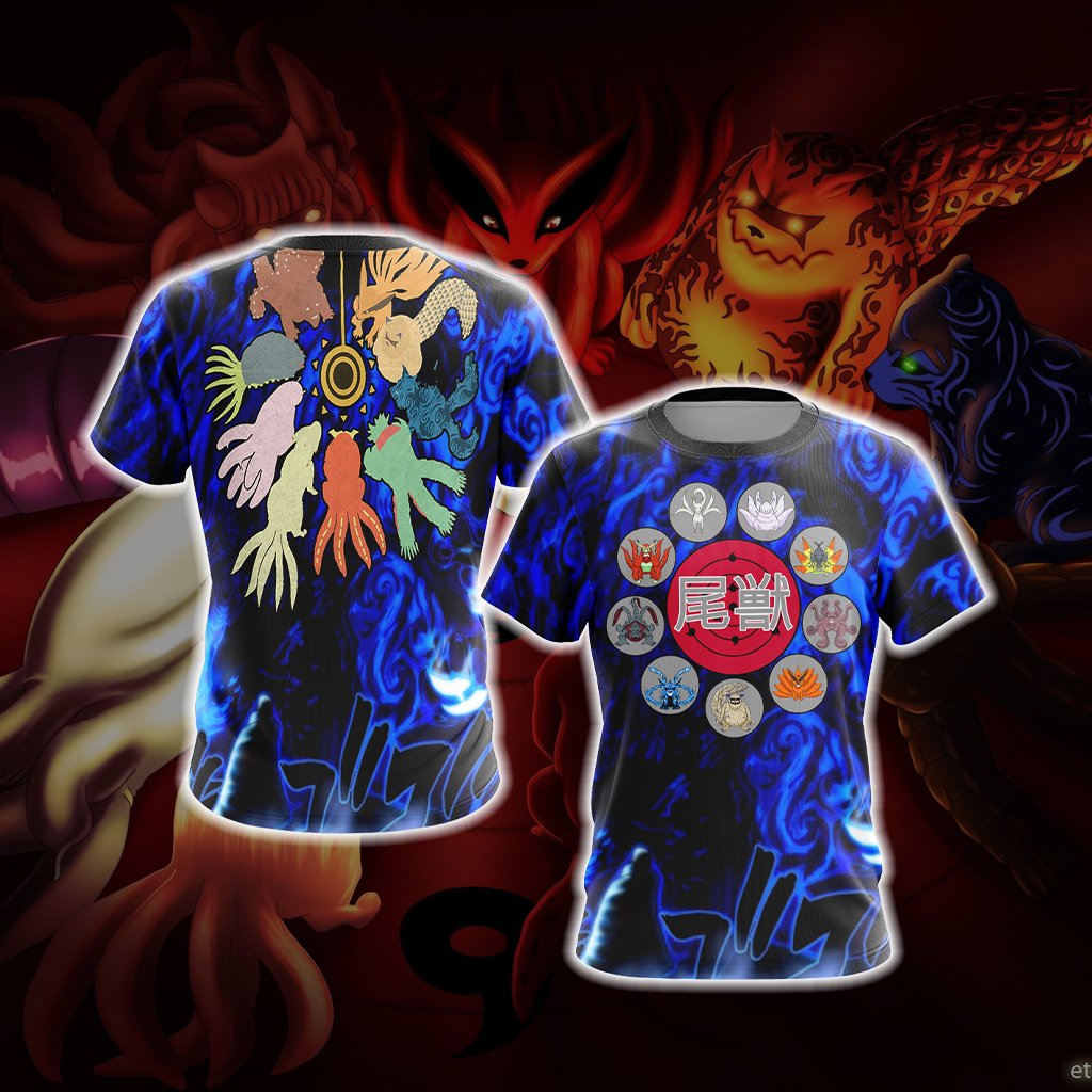 Bijuu Unisex 3D T-shirt T-shirt