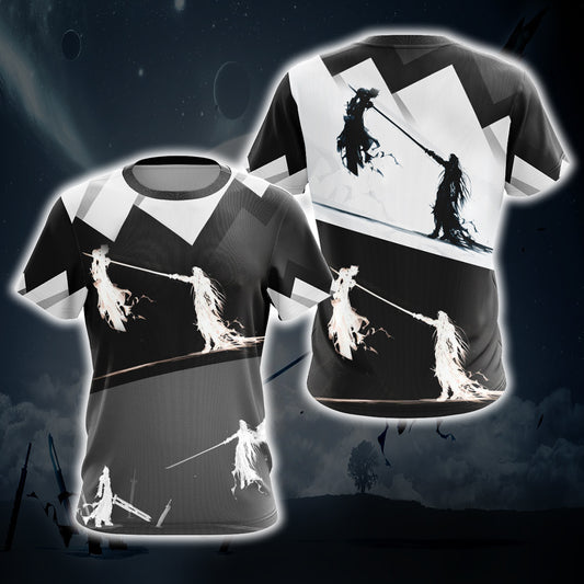 Final Fantasy 7 - Sephiroth v Cloud Unisex 3D T-shirt T-shirt
