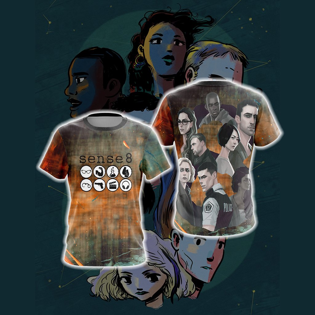 Sense8 New Version Unisex 3D T-shirt T-shirt
