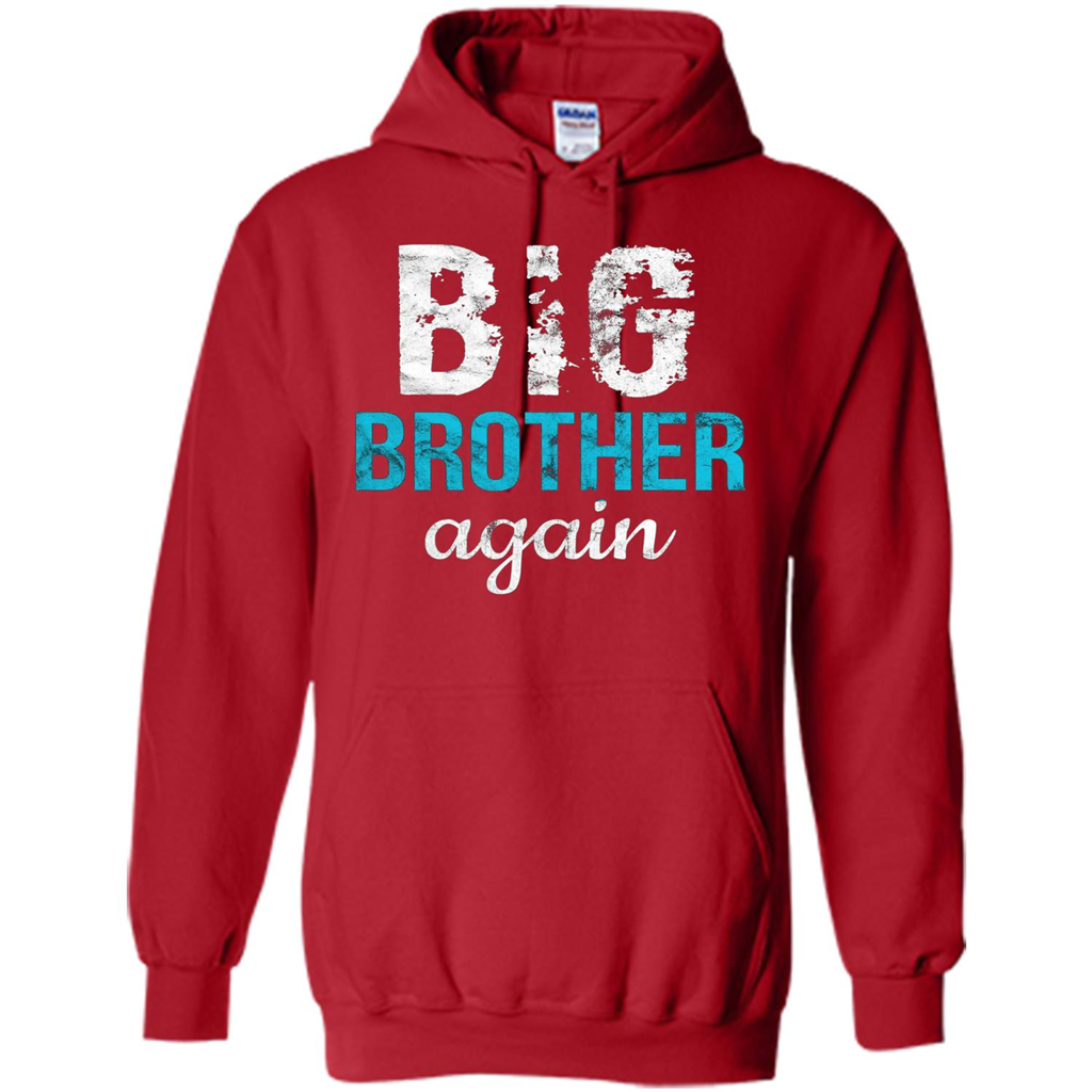 Big Brother Again Distressed T-shirt Red